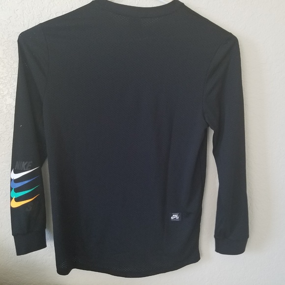Nike SB Dry Fit Black Long Sleeve T-shirt - Picture 7 of 7